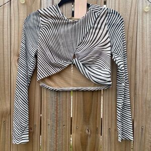 SHEIN sheer crop top